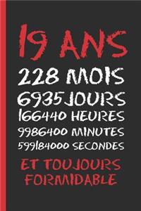 19 ANS Et Toujours Formidable