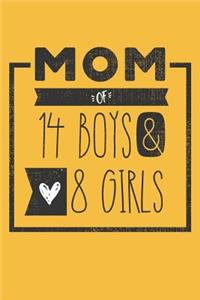 MOM of 14 BOYS & 8 GIRLS