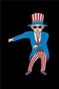 Funny floss like a boss uncle sam journal