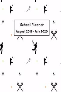 School Planner August 2019 - July 2020: Weekly, Monthly and Yearly Calendar and Organizer