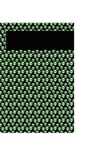 120 Page Handwriting Practice Book with Green Alien Cover