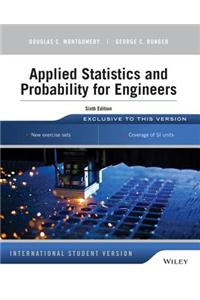 Applied Statistics and Probability for Engineers