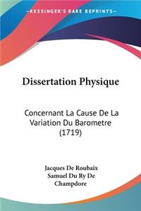 Dissertation Physique