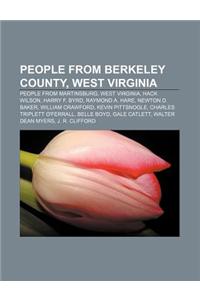 People from Berkeley County, West Virginia