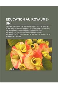 Education Au Royaume-Uni