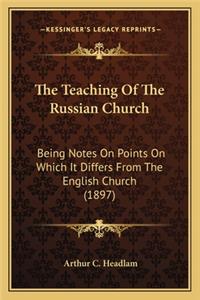 Teaching of the Russian Church