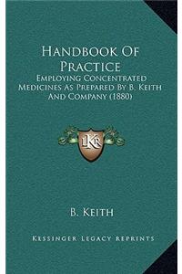 Handbook Of Practice