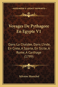 Voyages De Pythagore En Egypte V1