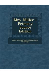 Mrs. Miller