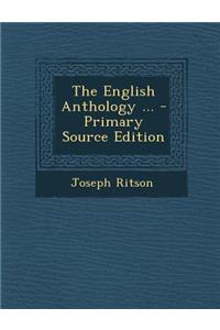 The English Anthology ...