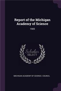 Report of the Michigan Academy of Science