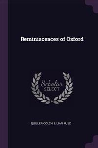 Reminiscences of Oxford