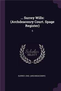 ... Surrey Wills