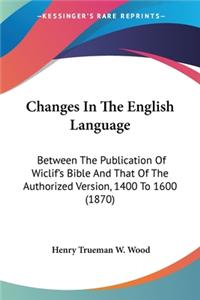 Changes In The English Language