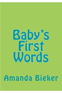 Baby's First Words