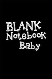 Blank Notebook Baby