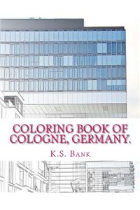 Coloring Book of Cologne, Germany.