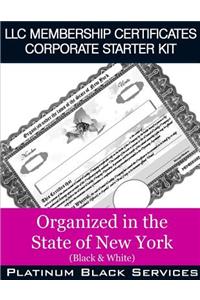 LLC Membership Certificates Corporate Starter Kit