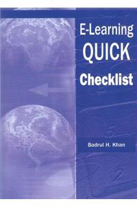 E-Learning Quick Checklist