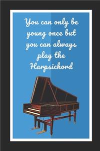 You Can Only Be Young Once But You Can Always Play The Harpsichord