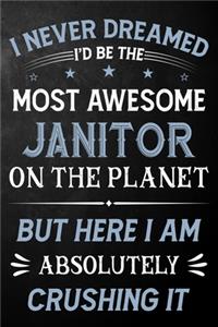 I Never Dreamed I'd Be The Most Awesome Janitor On The Planet But Here I Am Absolutely Crushing It