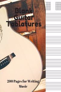 Blank Guitar Tablatures