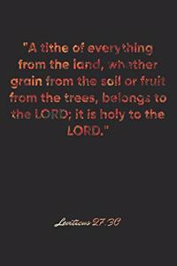 Leviticus 27