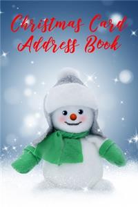 Christmas Card Address Book
