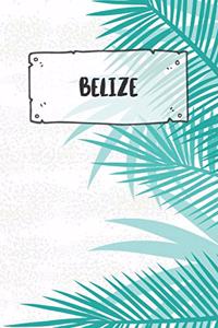 Belize: Dotted Travel Diary Notebook or Journey Dotted Grid Journal - Holiday Trip Pocketbook for Men and Women with Dots