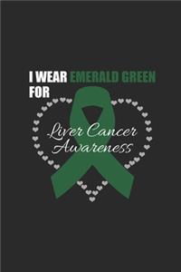 I Wear Emerald Green For Liver Cancer Awareness