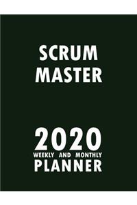 Scrum Master 2020 Weekly and Monthly Planner