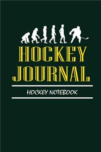 Hockey Journal Hockey Notebook