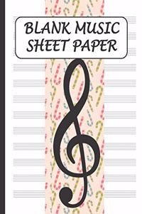Blank Music Sheet Paper