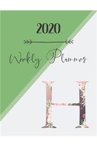 2020 Weekly Planner H