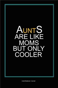 Aunts are like moms but only cooler