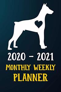 2020 2021 Monthly Weekly Planner