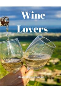 Wine Lovers Resolution Journal