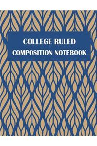 College Ruled Composition Notebook