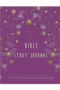 120 Days Scripture Christian Personal Journaling Notebook