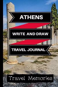 Athens Write and Draw Travel Journal