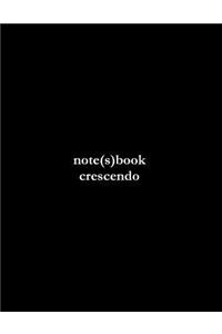 note(s)book crescendo