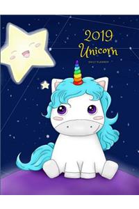 2019 Unicorn Daily Planner