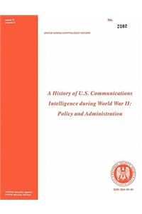 A History of US Communications Intelligence During WWII