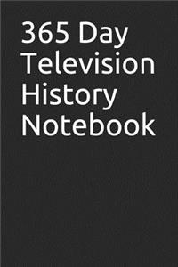 365 Day Television History Notebook