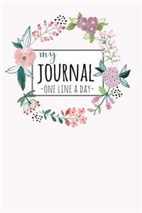 My Journal One Line a Day