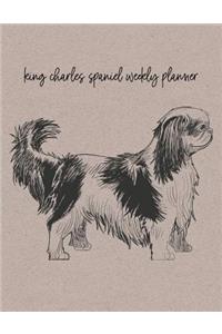 King Charles Spaniel Weekly Planner