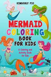Mermaid Coloring Book for Kids