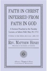 Faith in Christ Inferred from Faith in God