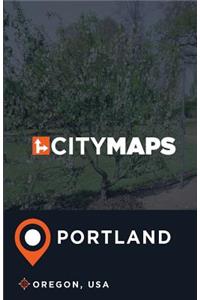 City Maps Portland Oregon, USA