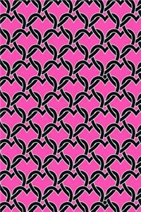 Journal Notebook Chained Hearts Pattern 13